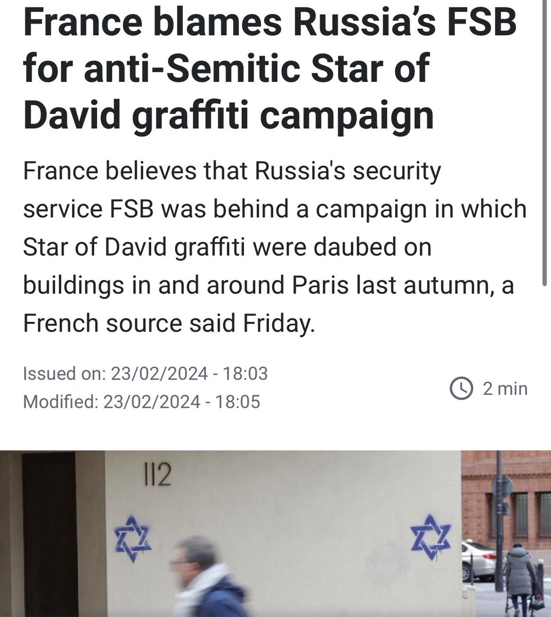 Russians. Promise you this fact. You think any Polish person would be attacking Synagogue and not Russian entity if they had means? Russian Nazis are doing this all over Europe. They were arrested in France creating antisemitic uprising. #Warsaw