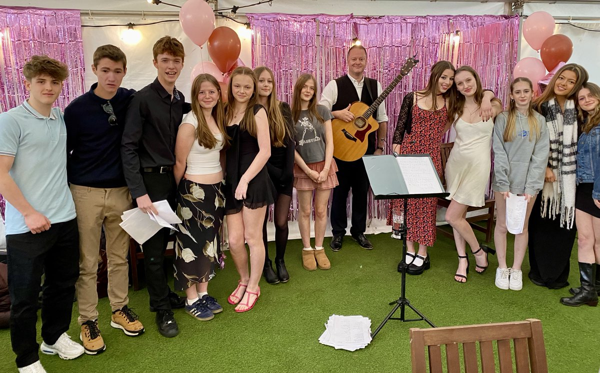 'The school singing group performed at the PTA plant sale on Saturday morning and then the Teddington Hockey Club annual awards ceremony in the evening. They did a fantastic job!🎤 ' -Mr Cragg #Teddington #TeddingtonSchool #ExcellentEducation