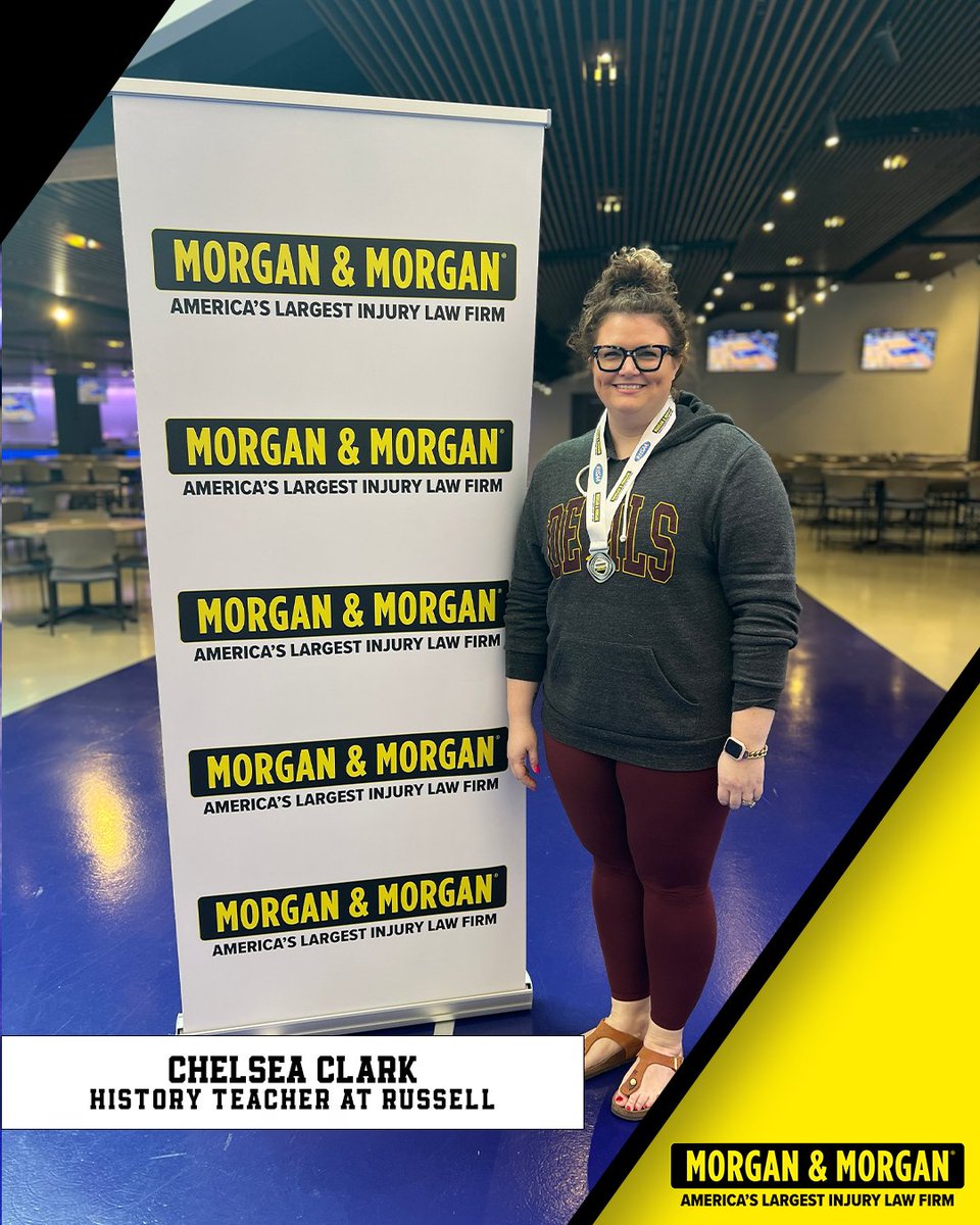 🌟 Spotlight Alert! 🌟 We're thrilled to shine a light on Chelsea Clark in our latest #EducatorSpotlight sponsored by Morgan & Morgan! Their dedication, passion, and innovative teaching style inspire us all. Let's give them a round of applause! 👏