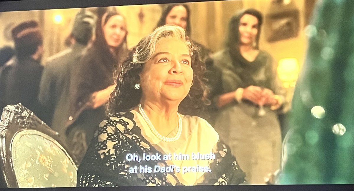 So lovely to watch a veteran like  #FaridaJalal back on screen ♥️ in #HeeraMandi 
Good to see the industry hasn’t forgotten her.   Still so beautiful 😍 #HeeraMandiOnNetflix