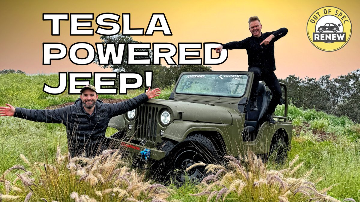 This Iconic Jeep Boasts A Tesla Powertrain youtu.be/JO_QbWsQ_AQ