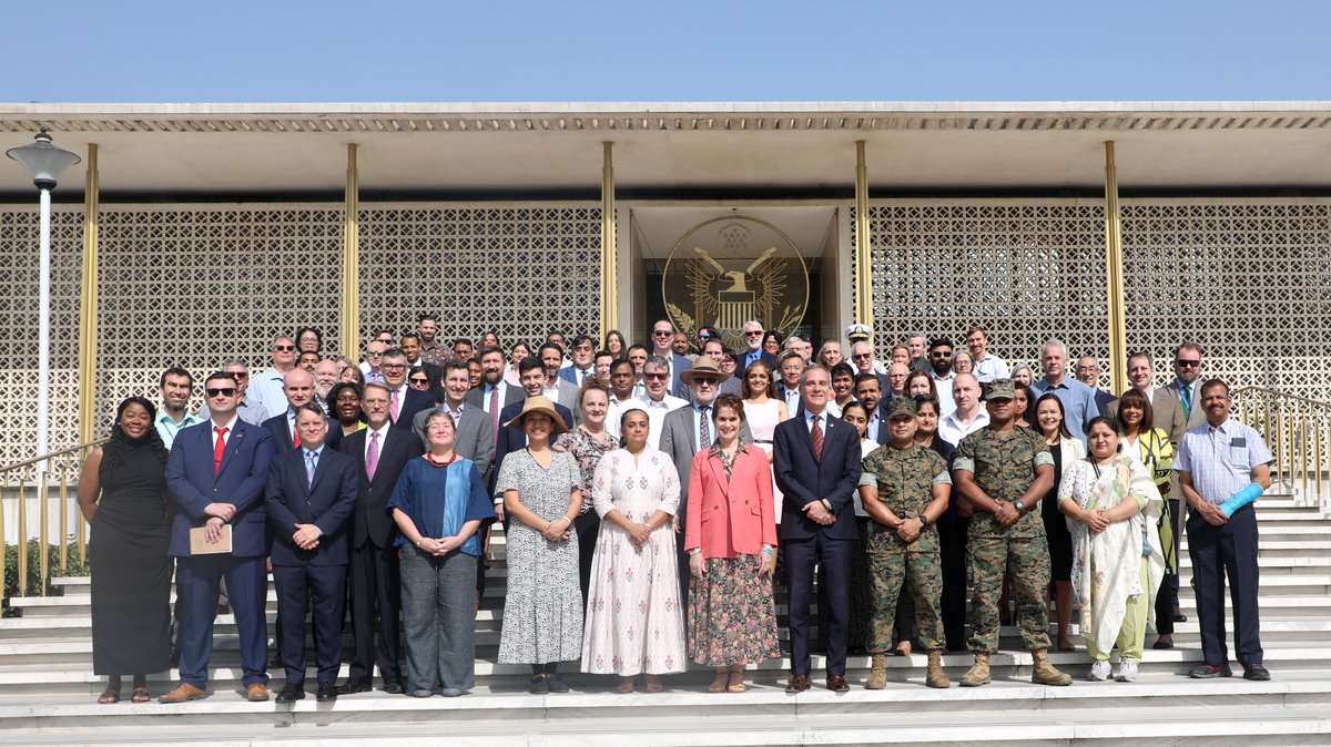 Today the U.S. marks Foreign Service Day to honor the remarkable individuals of the United States Foreign Service, while paying tribute to those who have lost their lives while in service with Mission India and elsewhere around the world. #ForeignServiceDay