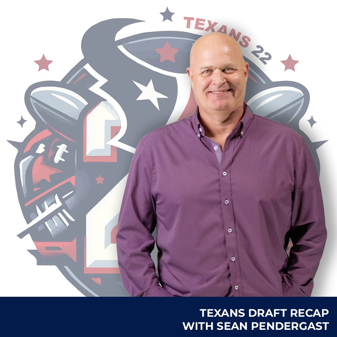 We had a great conversation with .@SeanTPendergast of @SportsRadio610 last night and discussed the results of #Texans draft. Watch the rebroadcast of the livestream on YouTube 👉 youtube.com/live/r_y4ducUZ… PREFER TO LISTEN? 🔊 🟢 Spotify tinyurl.com/SeanP-Spotify 🍎 Apple…