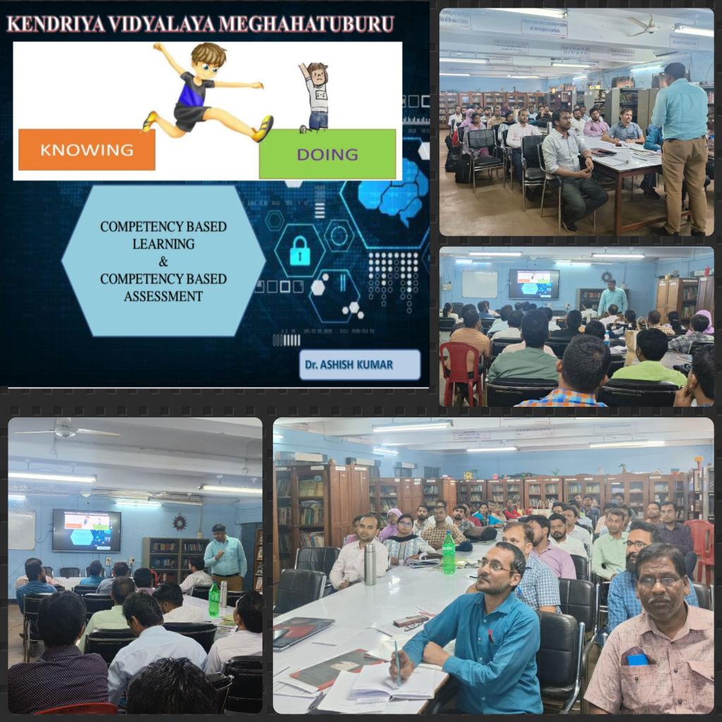 kvmeghahatuburu's tweet image. Today's CPD session on Competency based Learning where Principal acquainted the teachers with the outcome‐based approach to education.
#CPD
#inhousetraining
#competencybasedlearning
#compentencybasedassessment