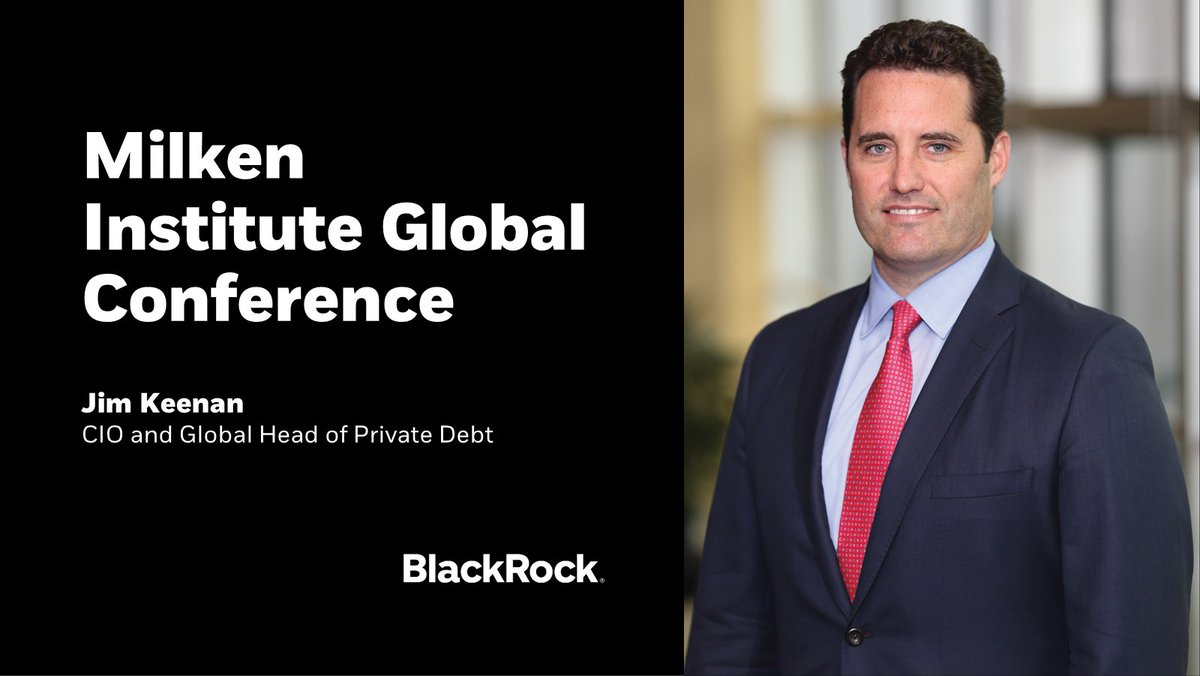 We’re excited to be sponsoring the 2024 @MilkenInstitute Global Conference once again. Our CIO and Global Head of Private Debt, Jim Keenan, will be speaking on the Global Credit Outlook panel alongside other industry leaders. More here: bit.ly/44nGeEm #MIGlobal
