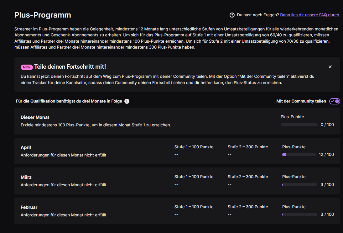 Huhu, habe ich gerade entdeckt👀
Bin mal gespannt, ob wir zusammen ganz entspannt die Bedingungen dafür in den nächsten 3 Monaten zusammen bekommen!😄

             ↘️ Hier könnt ihr mich unterstützen ↙️
                            💚twitch.tv/g0dtete💚