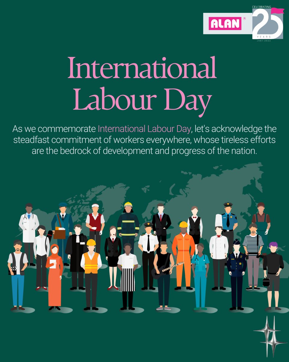 On this International Labour Day, let's pay tribute to the relentless dedication of workers around the world and renew our pledge to uphold fair and equitable work practices.
.
.
.
.
#alanelectronicsystems #internationallabourday #dignityofwork #respectatwork #labourday2024