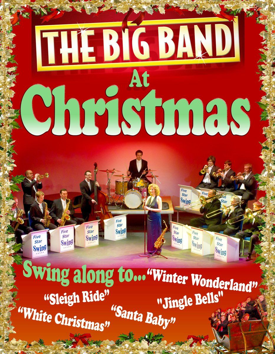 📢 NEW SHOW - ON SALE NOW 📢 Swing 'n' sing-along into the festive season as @fivestarswing return to #Dudley on Tue 10 Dec with 'The Big Band at Christmas' matinee 🎷 🎅 🎟️ boroughhalls.co.uk/the-big-band-a…