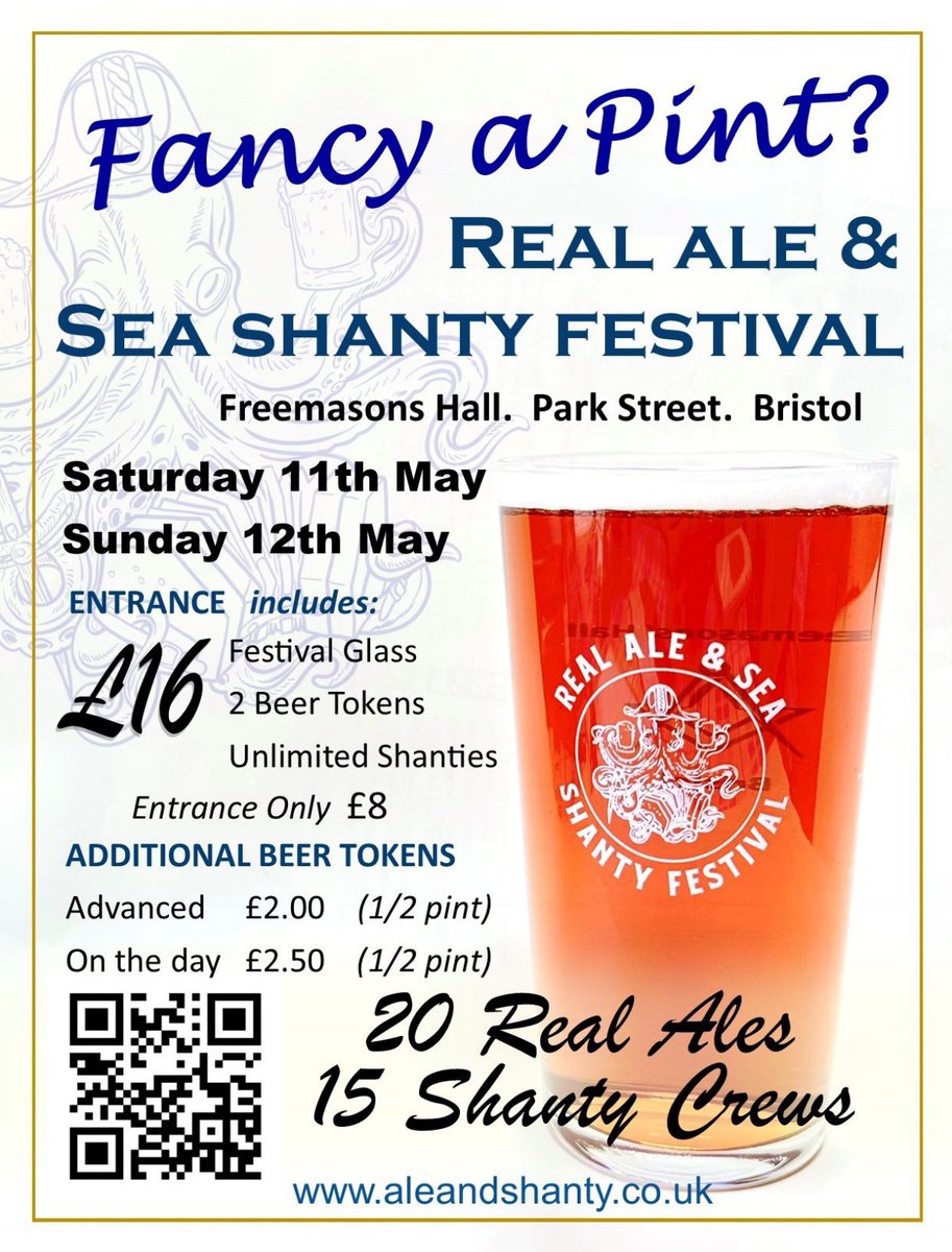 Only 10 days to go! #realale #seashanty #bristol #livemusic