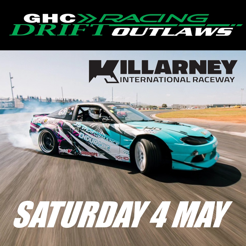 DRIFT OUTLAWS SHRED RUBBER AT KILLARNEY Killarney’s Star Wars Race Day on Saturday 4 May features a full day of tyre-shredding with GHC Racing Drift Outlaws on the Castrol Spinning Pitch. READ MORE: facebook.com/events/1233438…