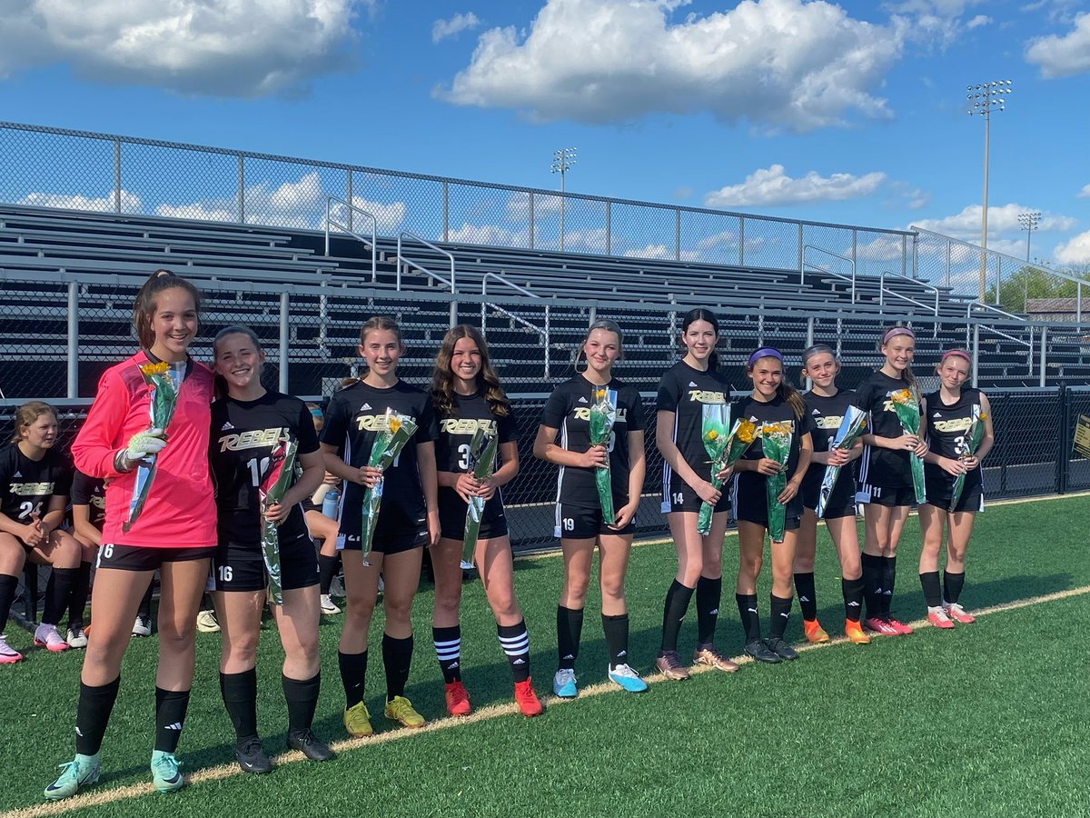 Our Lady Eagle Soccer team celebrated 8th grade night with a big win over SRC foe East Jessamine.