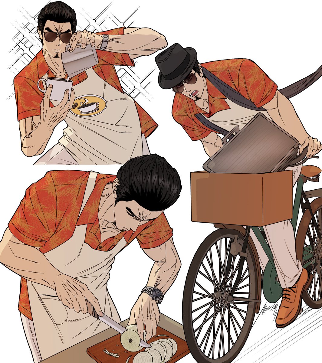 joongihanalive's tweet photo. 極主夫道パロ #龍が如く #Yakuza https://t.co/fWuQc1ZWlx