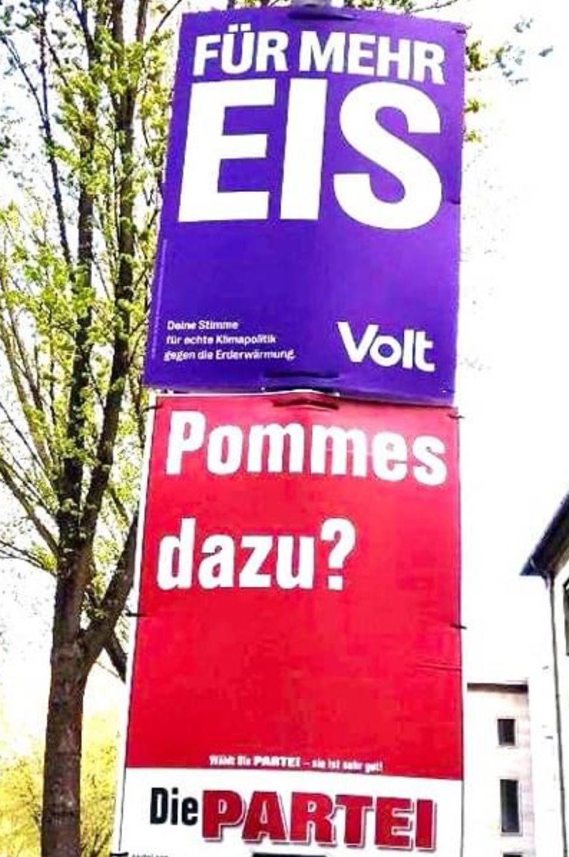 Die PARTEI - die Sättigungsbeilage auf dem Wahlzettel… Smiley