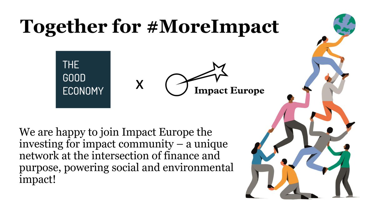We've joined @impacteuropenet the #InvestingForImpact community!

We look forward to sharing our learning and developing relationships that help accelerate, scale and safeguard impact with this Europe-wide network of capital providers.

#ImpactInvesting #ImpactManagement