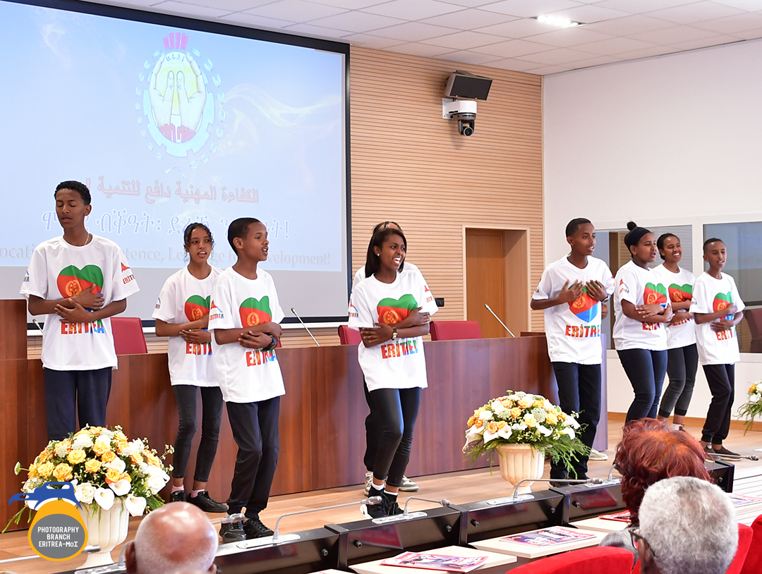 hawelti's tweet photo. May 1st - International Workers Day - celebrated in Asmara this morning at expanded HQ of NCEW in presence of senior GOE/PFDJ officials; members of Diplomatic Corps; &amp; Trade Union Reps. Speeches by Deputy SG of NCEW; Rep. of Min. of Labour &amp; Social Affairs; &amp; Employers Federation https://t.co/lGhZXaXS6L