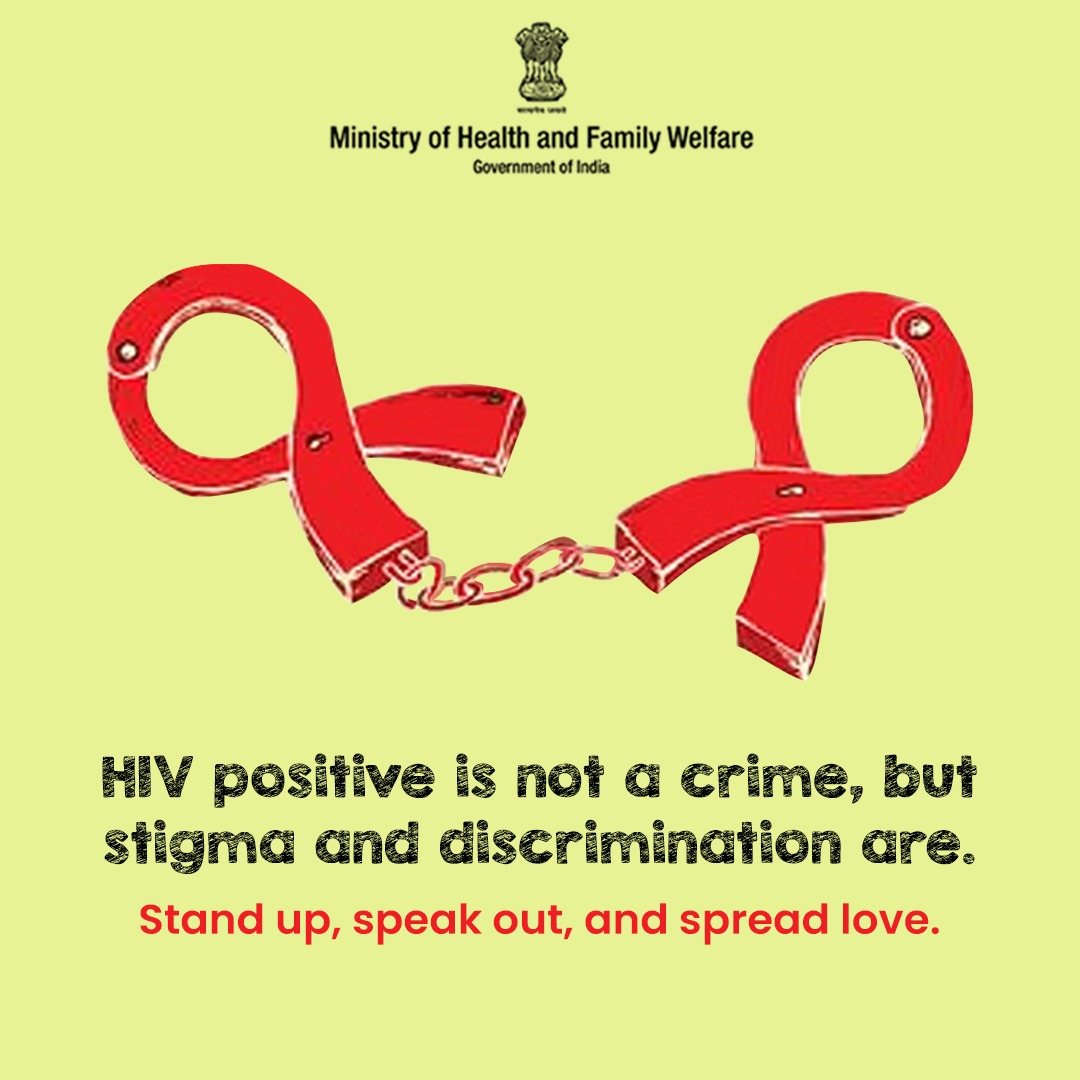 HIV positive ≠ criminal.  

Let's create a world where everyone feels accepted and valued, regardless of HIV status. 
.
#AidsAwareness