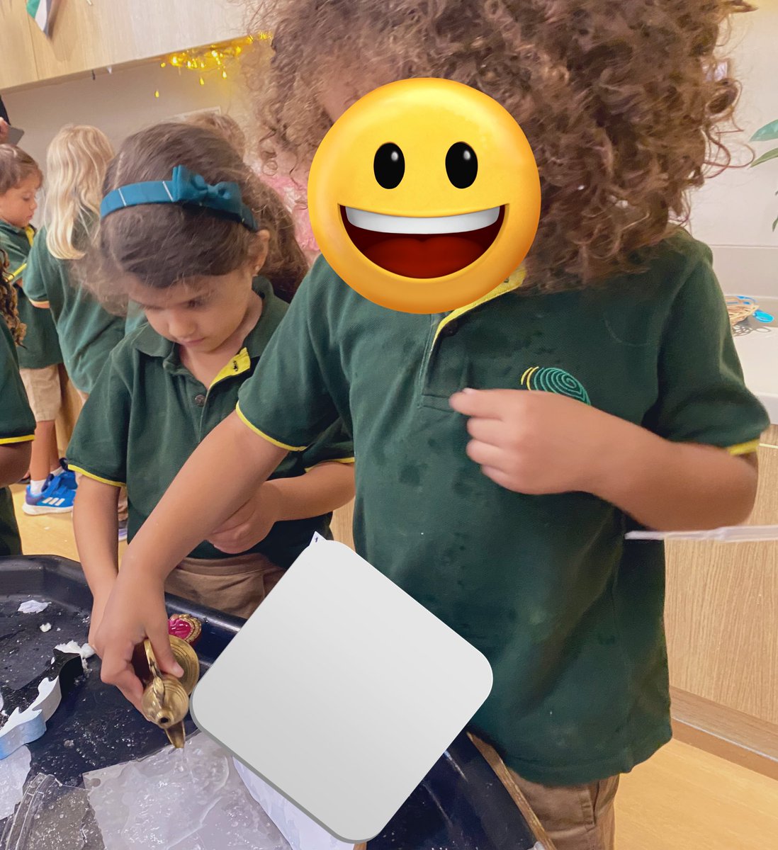We are learning all about water! Today we explored how water affects different materials. Our big question was “is it waterproof?” #waterproof #EducationForAll #Responsibility #Sustainability #water #savetheocean #learning #exploring #engaging #bethedifference