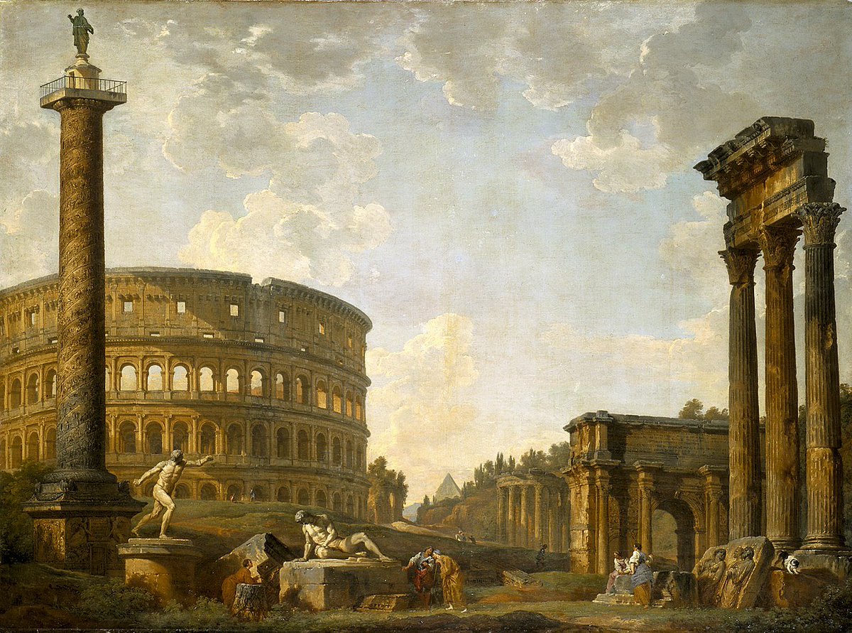 Giovanni Paolo Panini, 'Capriccio romano: il Colosseo e altri monumenti'.