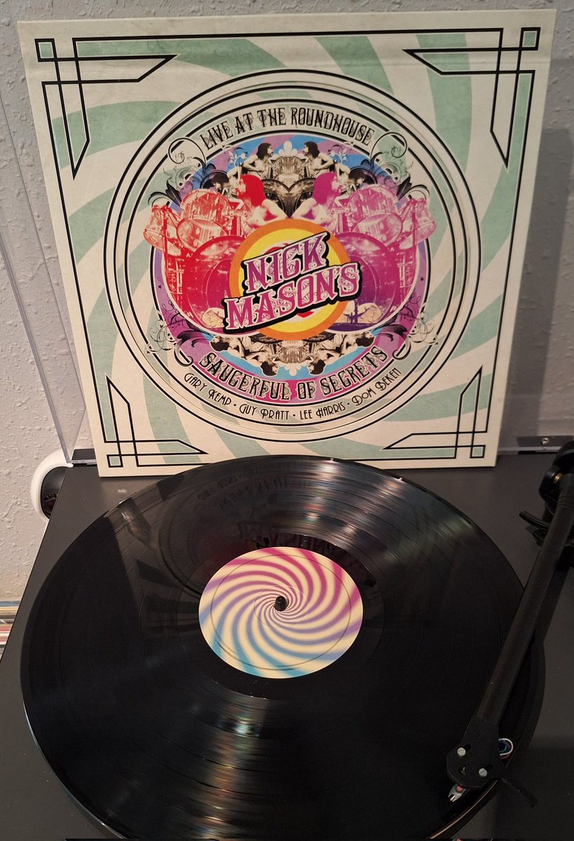 GranIberia's tweet image. #NickMasons &amp;amp; #SaucerfulOFSecrets
&quot;live at the RoundHouse&quot;
(2lp 2020 sony music)
#RockProgresive