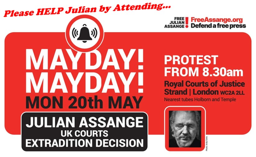 @kennardmatt Please HELP free Julian Assange by attending...