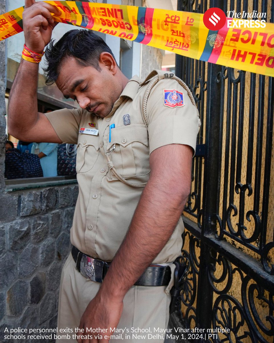 This morning, bomb threat emails caused the evacuation of approximately 100 #schools across #Delhi and the National Capital Region (NCR). 

The emails, received around 4 am on May 1, were sent to schools in various districts including southwest and #SouthDelhi. 

Lieutenant…