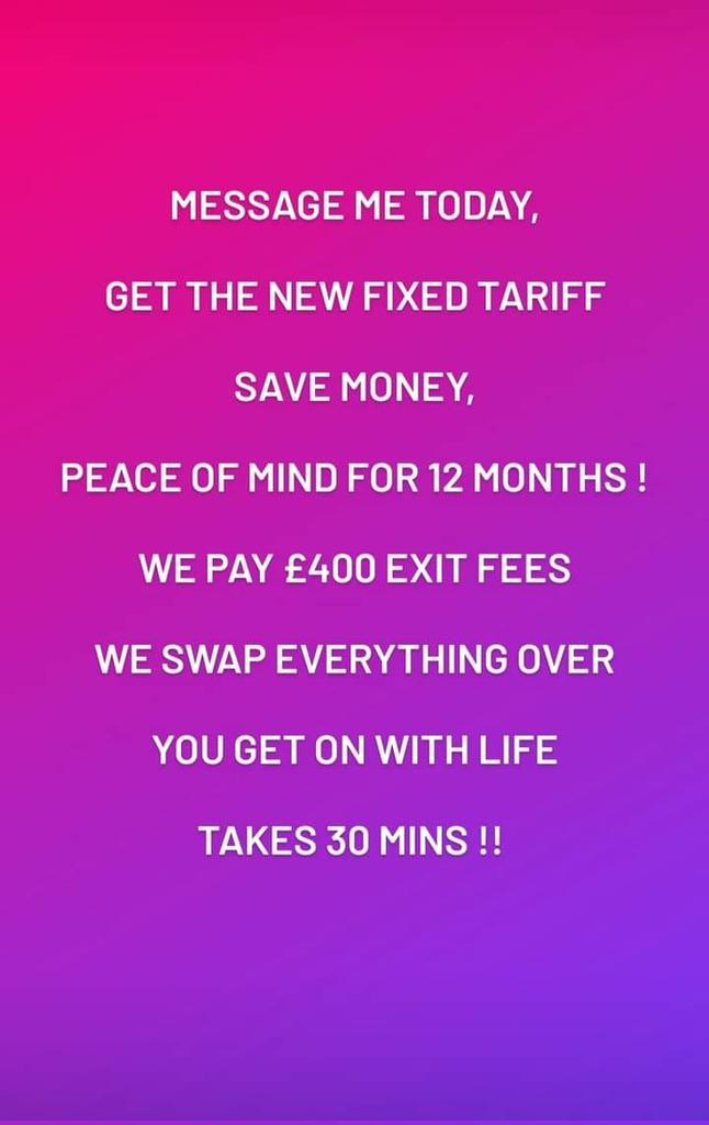 Great savings ✔ Great customer service ✔ Great Cashback ✔ And the cherry 🍒 on the cake 🎂 Me as your own personal account manager 😘 Let's chat today & start saving you time & money on all your home services 💜 07799 268213 📞 #elevenseshour #MHHSBD #firsttmaster