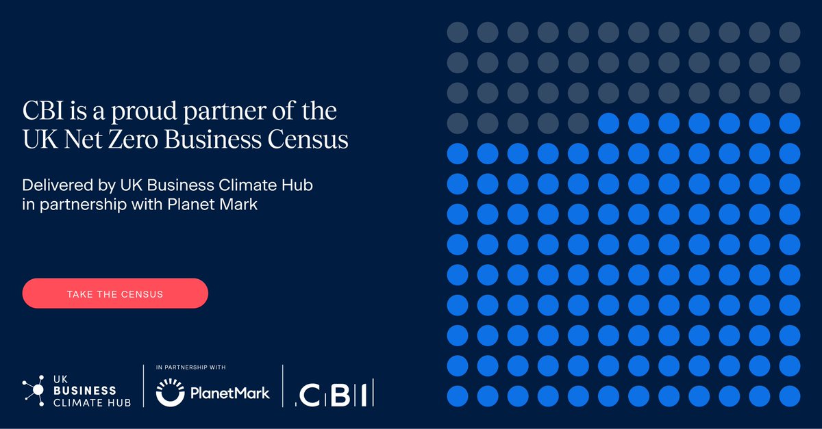 Take the UK Net Zero Business Census that we’re supporting in partnership with @uk_bch and @theplanetmark. Click here to access the Census and pave the way for a more sustainable future #NetZeroCensus #sustainability