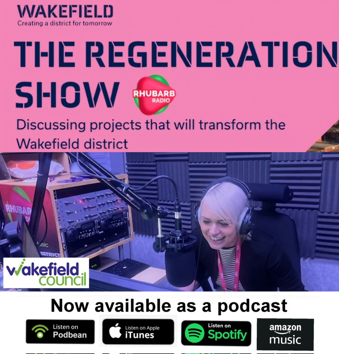 🎙Regeneration isn't just about buildings and improving public spaces, there is also human regeneration, and if you missed the Regeneration Show broadcast on Rhubarb Radio, you can listen on The Rhubarb Radio Podcast 🙏🏼 #regeneration #WFRegenShow @MyWakefield @Wakefieldfirst