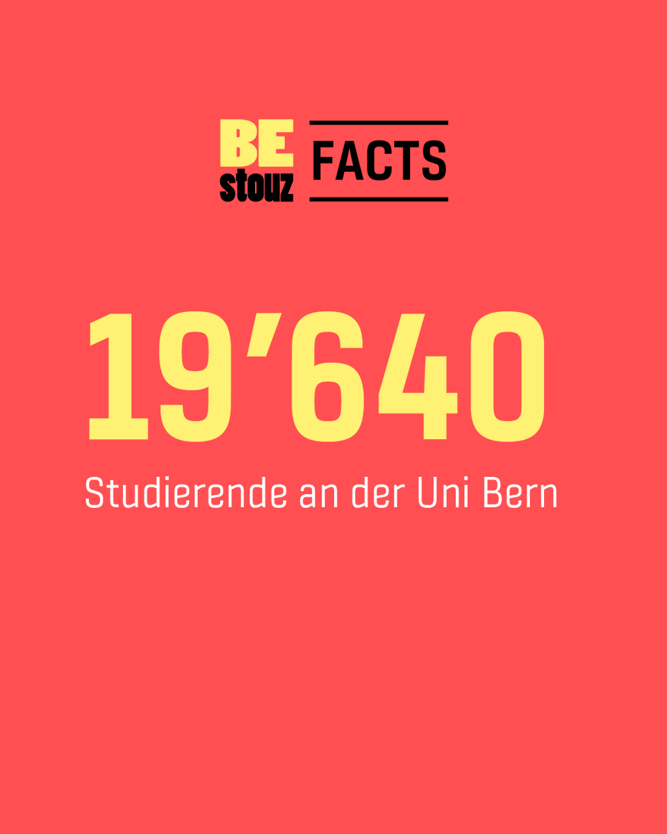 Los geht es mit den #BEstouz-Fakten 📢. Wir sind stolz auf unsere Studierenden an der #UniversitätBern, die mit ihren innovativen Ideen die Berner #Wirtschaft stärken. 📚

#BEfier #ZaemeZuekunftSchaffe #Unternehmertum
