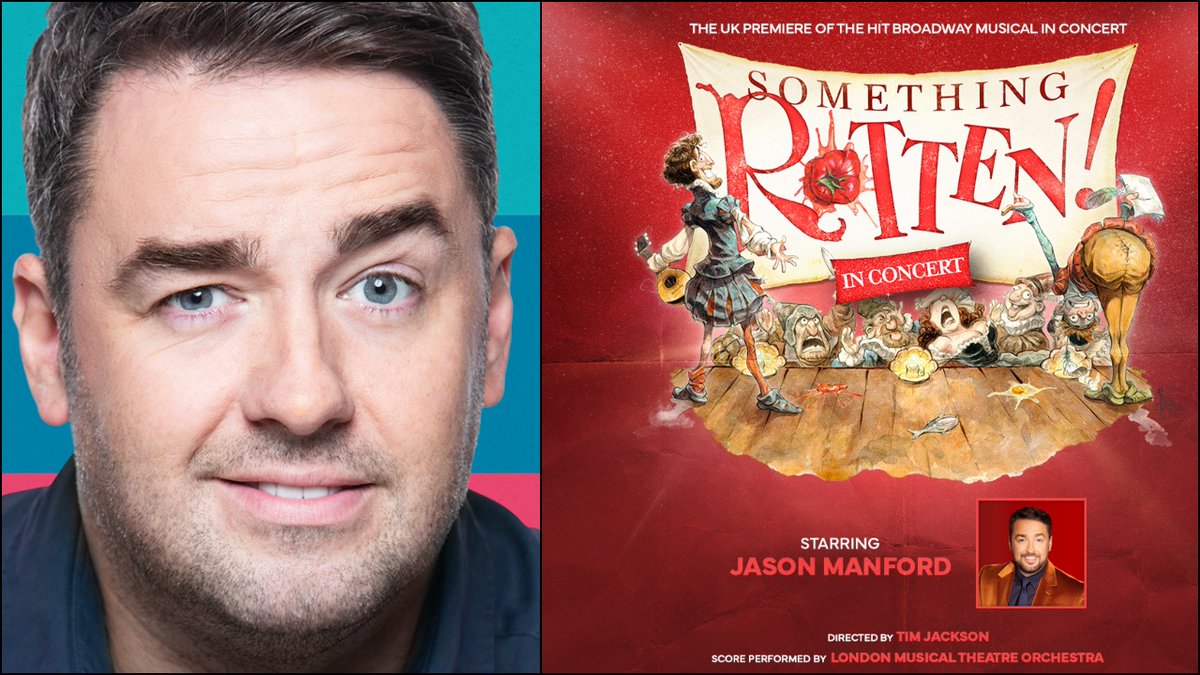 Broadway hit musical Something Rotten! to get UK premiere in concert production at the Theatre Royal Drury Lane starring Jason Manford Read More: westendtheatre.com/232591/news/