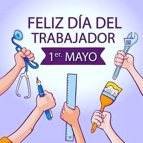 gladysnorma's tweet photo. Siempre y hoy en especial, un reconocimiento a todos los trabajadores  cuyo  esfuerzo y dedicación,  contribuyen a nuestro fortalecimiento personal y general 
   Feliz Día del Trabajador!!! https://t.co/fZGTjI7sDA