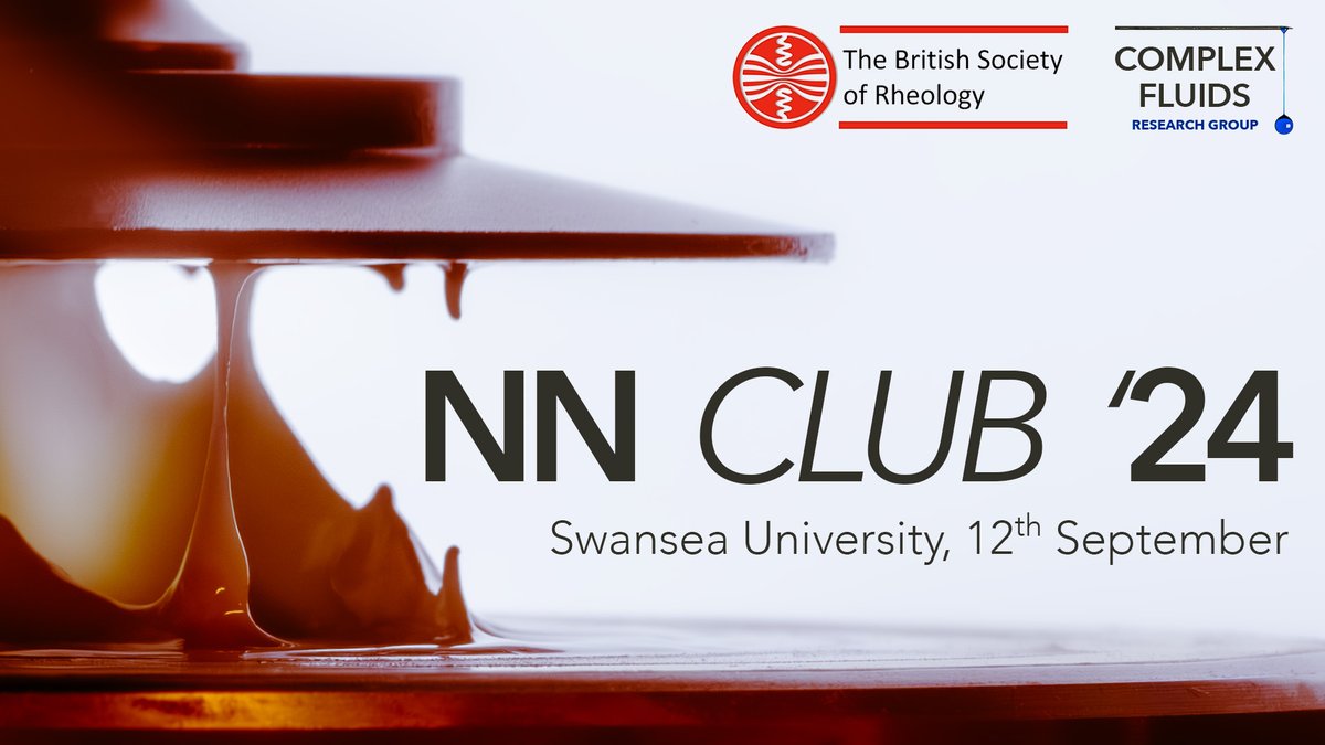 Bjornar Sandnes (@complexflowlab) on Twitter photo Join us in Swansea for the Non-Newtonian Club 2024: "Complex Fluids in Industry and Healthcare". bsr.org.uk/events/non-new… <a href="/BritSocRheology/">The British Society of Rheology</a> Join us in Swansea for the Non-Newtonian Club 2024: "Complex Fluids in Industry and Healthcare". bsr.org.uk/events/non-new… <a href="/BritSocRheology/">The British Society of Rheology</a>