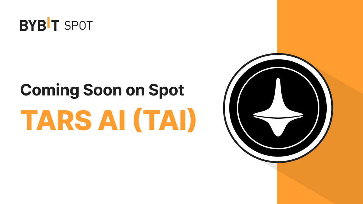 📣 $TAI is coming soon to the #BybitSpot trading platform with @tarsprotocol 🗓 Listing time: May 2, 2024, 10 AM UTC. Deposits and withdrawals will be available via the Solana network. #TheCryptoArk #BybitListing