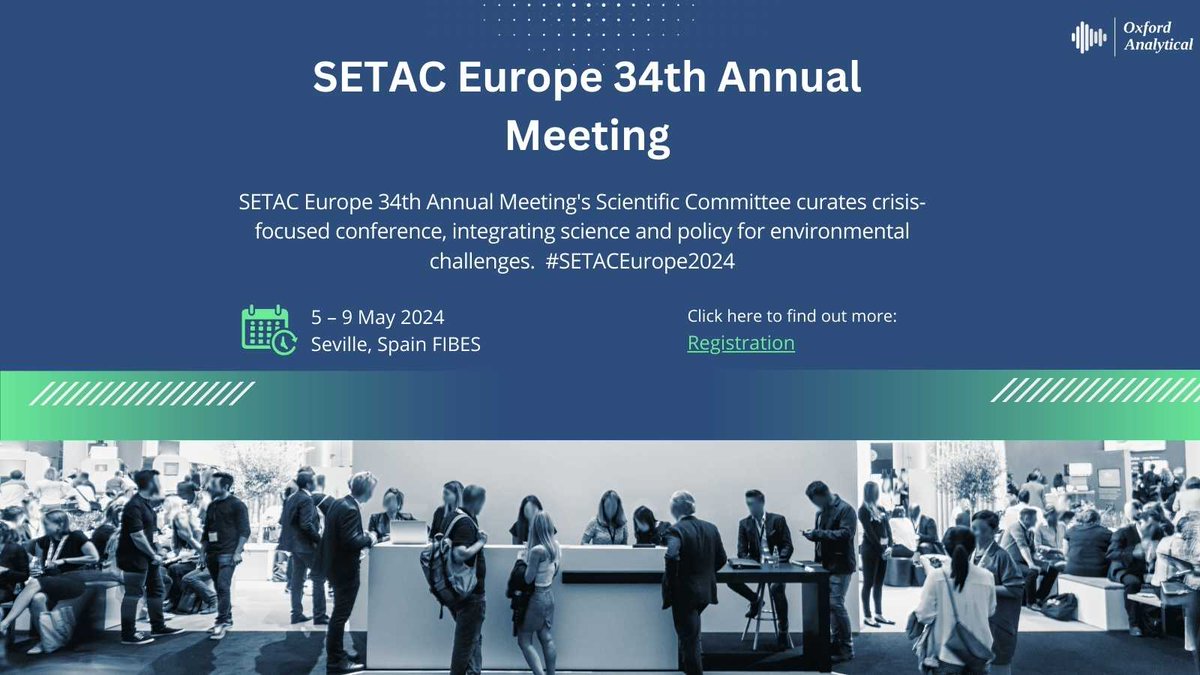 🌍 We can't wait to meet you at #SETACEurope2024 from 5th-9th May as we welcome collaborations over how #science can help us cope in times of crisis. 

Meet us at #booth116 - more: bit.ly/3OgZb4V

#biocides #analyticalchemistry #OAS 🌿