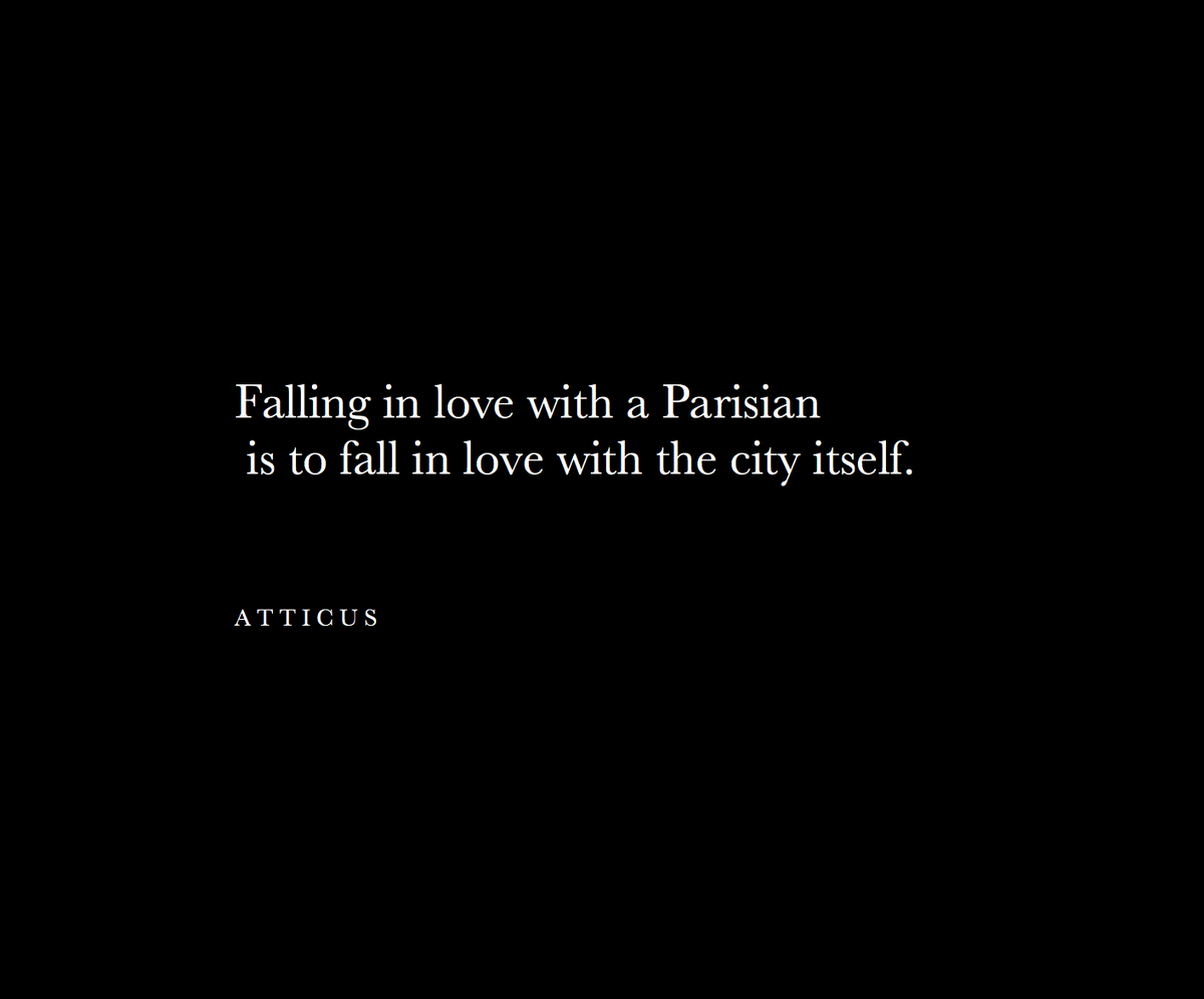 Falling in love with a Parisian is to fall in love with the city itself ✨ Xx