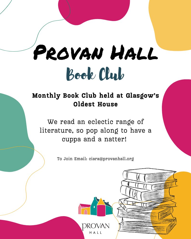 Exciting news! Our book club's next read, 'Case Histories' by Kate Atkinson, is available at Provan Hall. Join us on June 9th at 2pm! Books provided by Glasgow libraries, so it's free. Email ciara@provanhall.org to join. #BookClub #Glasgow #Reading