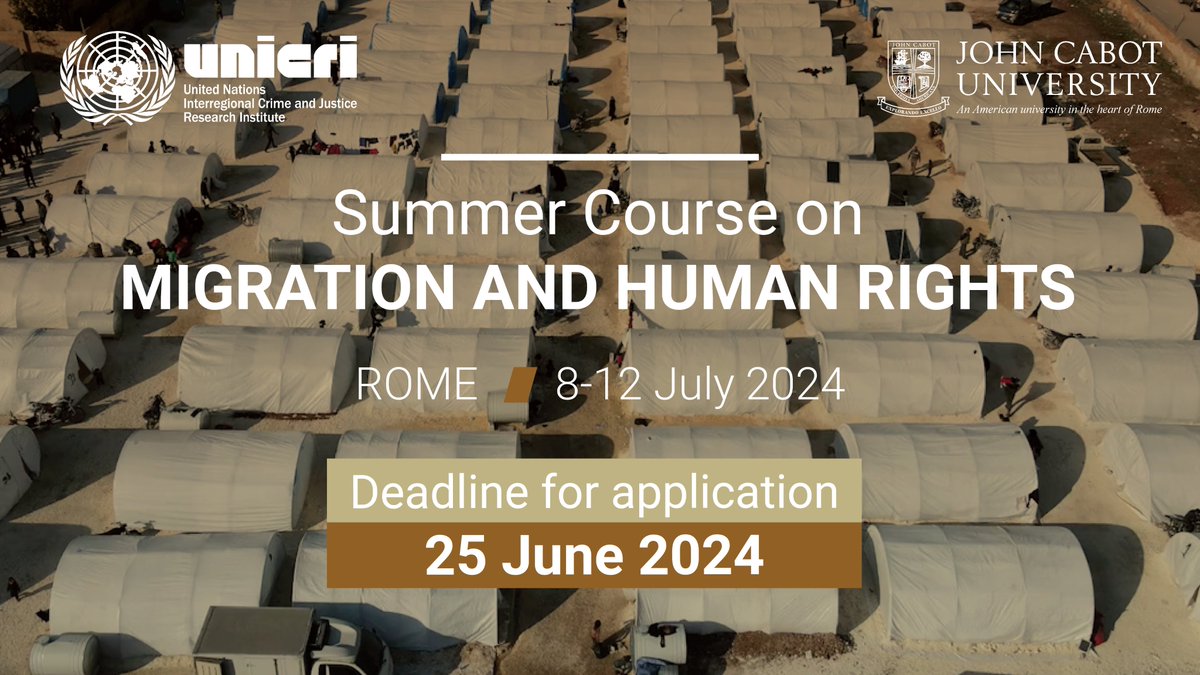 Migration brings security & human rights challenges, yet regular & dignified migration is crucial 4 development & social cohesion. Join the Summer School on Migration & Human Rights. Learn from experts & contribute to global governance. @JohnCabotRome ➡️bit.ly/3TJm4RK