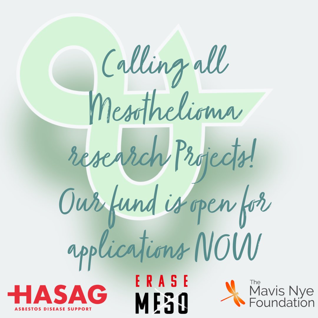 erasemeso.org/apply 🔗 Please share 🤩🫶🏻We want to fund Meaningful Mesothelioma Research with your help! #mesocollective #hasag #mavisnyefoundation #erasemeso #mesothelioma #research #mesoresearch #asbestos #researchgrant