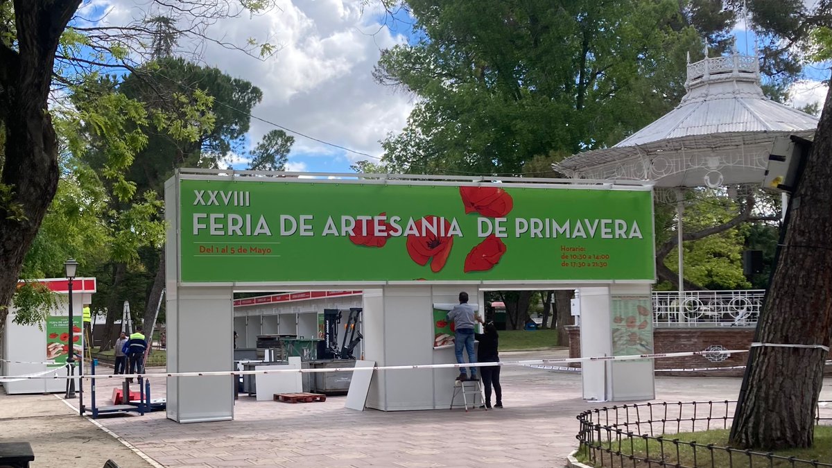 Feria de Artesanía,del 1 al 5 de mayo.

El 1 de mayo.