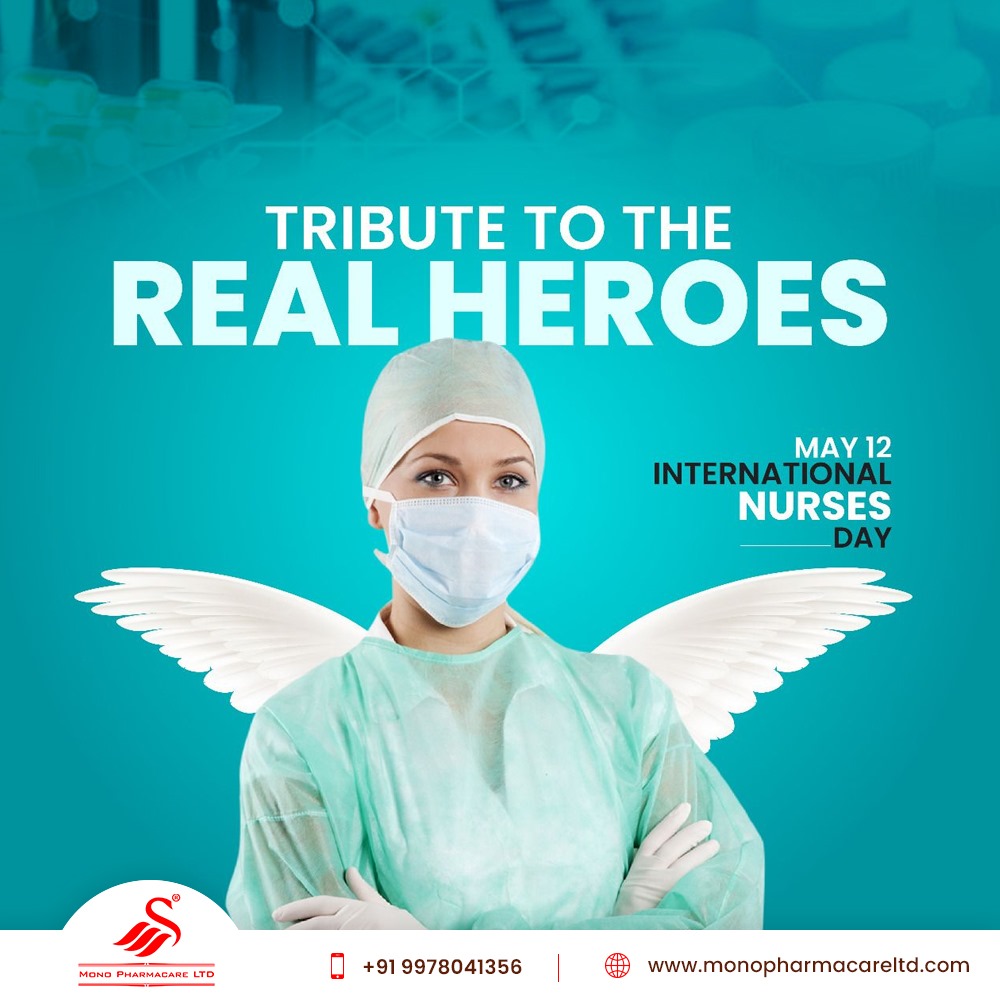 Gratitude to Nurses Everywhere. Happy International Nurses Day! Your care and commitment inspire us all.  
#Nursesday #happyinternationalnursesday #worldnursesday #monopharmacareltd #pharmaceuticalcompany #pharma #ahmedabad