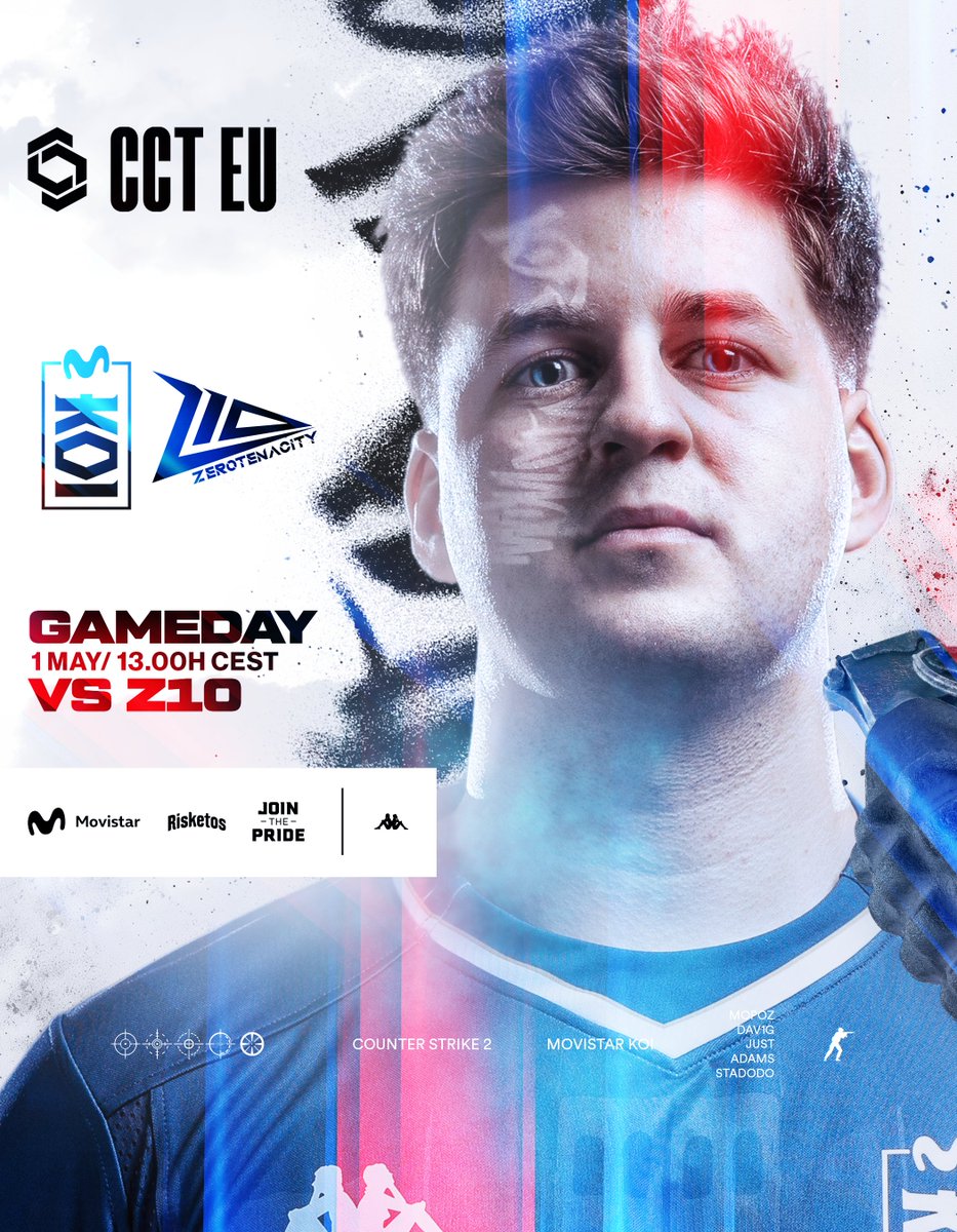 No podíamos estar 2 semanas seguidas sin CS2.

A las 13:00, empieza nuestro camino en la CCT European Series #1 contra @Z10esports a mejor de 3.

#SomosMovistarKOI