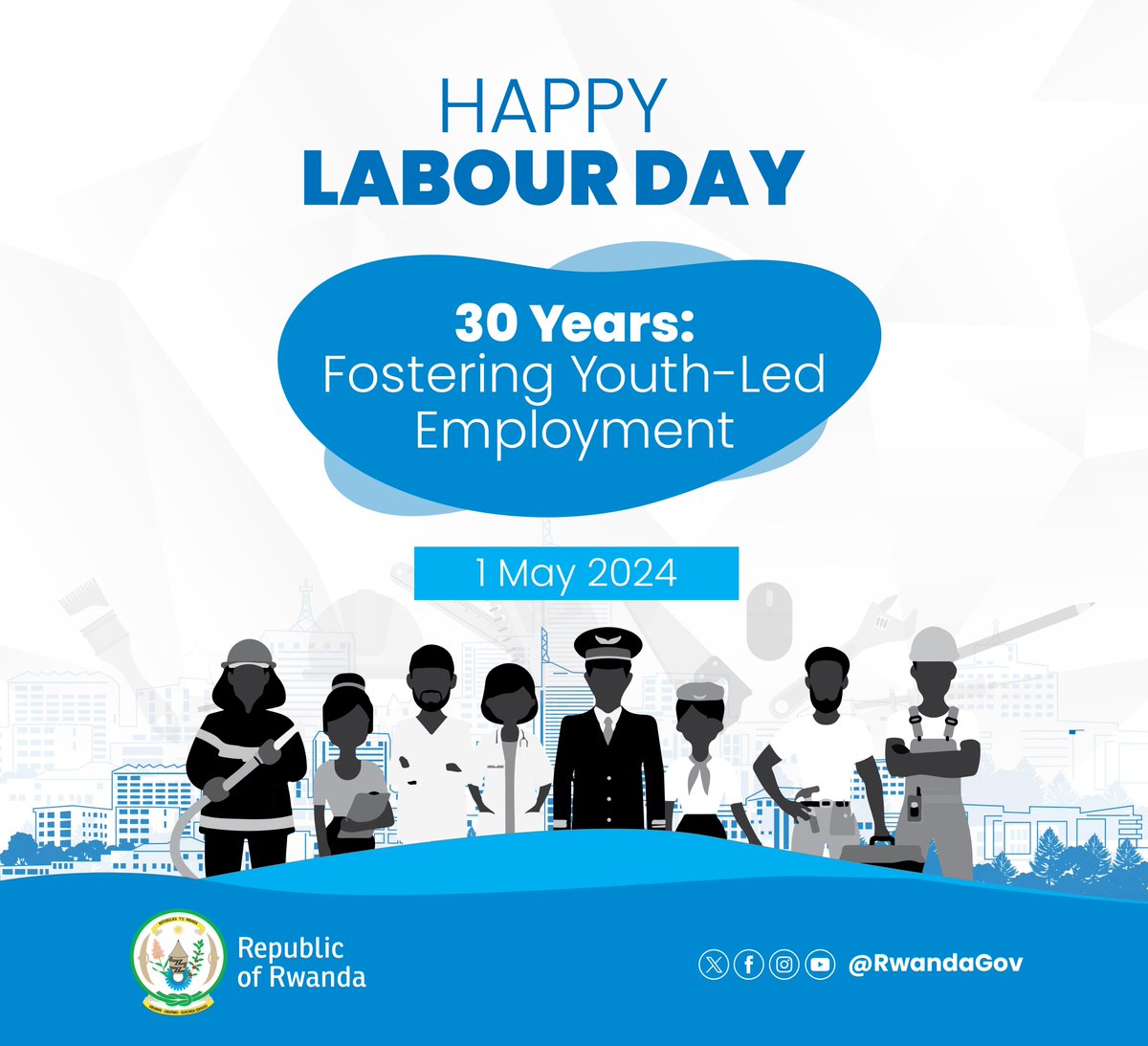 Happy International Labour Day to all the hardworking Women and Men Your dedication and commitment drive progress and shape our world in promoting accountability to gender equality. Let's strive to build a conducive working environment for a better future.