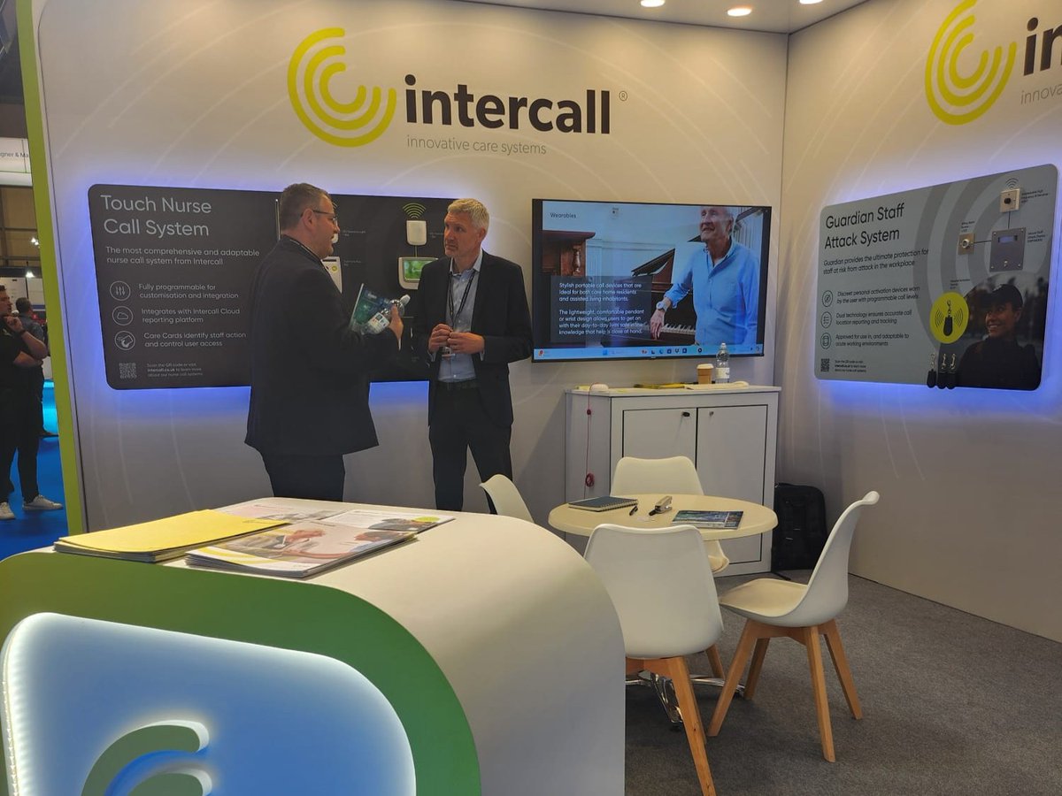 IntercallUK's tweet image. We had a great first day yesterday at The Security Event, where we met so many friends and colleagues old and new. It’s been a blast to showcase the Intercall Nurse Call &amp;amp; Guardian Systems. Roll on day two, we’re ready for you!

#thesecurityevent #intercall
