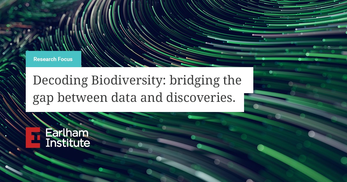 EarlhamInst's tweet photo. Large #genomic datasets are revolutionising our understanding of #biodiversity.
Now we need the tools, standards, and expertise to translate this flood of complex biological information into global benefits.
That's where #DecodingBiodiversity comes in.
https://t.co/xvVyy2JUOT https://t.co/YKXGHSO6gV