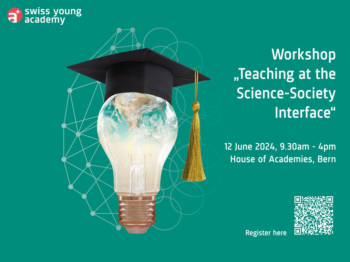 🔺 Workshop 'Teaching at the Science-Society Interface' 🔻 As part of our project 'Innovative teaching formats at the science-society interface' we kindly invite you to join our #workshop on 12 June 2024 🗓, featuring presentations by several lecturers engaging in such formats.