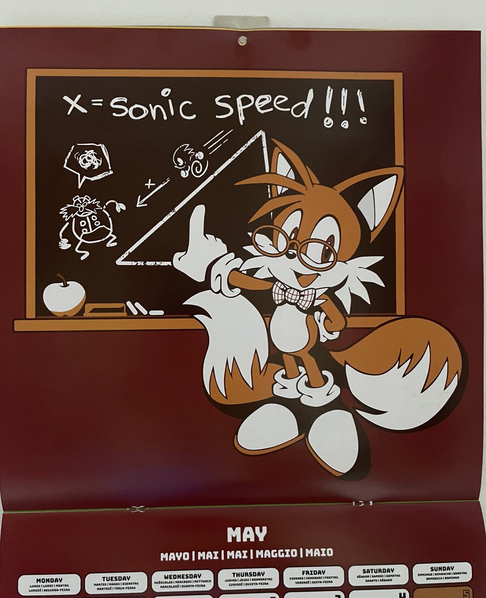 Happy May from Tails himself! Wish this month brings all of you grand success in school or your careers