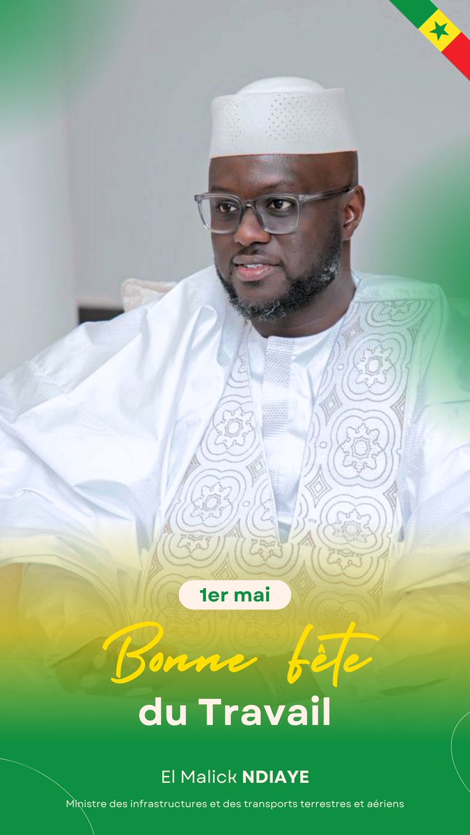 En cette journée dédiée à la célébration du travail, je tiens à vous adresser mes meilleurs vœux. Que cette fête du travail soit l'occasion de reconnaître et d'apprécier l'importance de chaque individu dans la construction et le progrès de notre société. 
Que votre travail soit