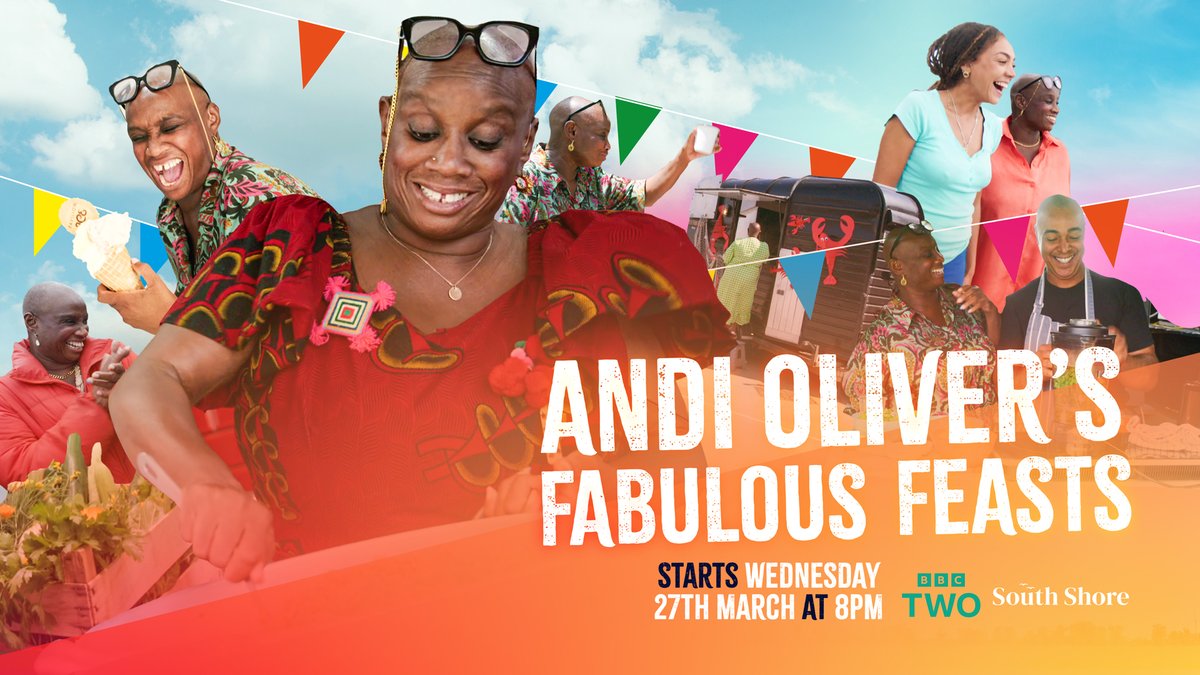 It's episode 6 of Andi Oliver's Fabulous Feasts TONIGHT at 8pm on @BBCTwo This week, Andi's throwing a Valley's Pride feast to help make Merthyr Tydfil's first ever Pride a hit! 🏴󠁧󠁢󠁷󠁬󠁳󠁿🏳️‍🌈 #andioliversfabulousfeasts