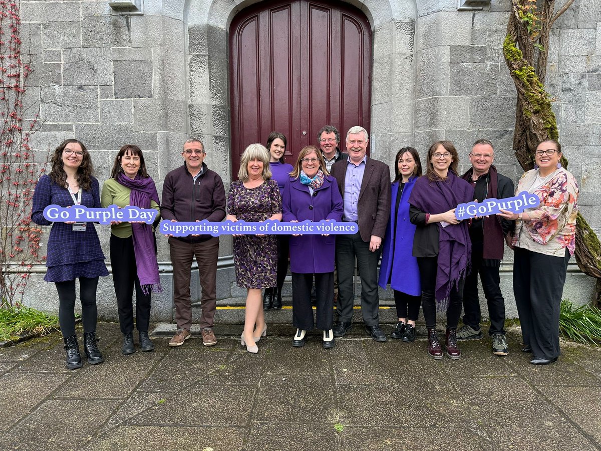 Join us this Friday, May 3rd for #GoPurple! Raise awareness for victim-survivors of Domestic Violence. Wear Purple to show solidarity with victims and survivors. Share a pic wearing purple, tag @edi_uniofgalway, @uniofgalway & @CopeGalway, and use #GoPurple to show support.