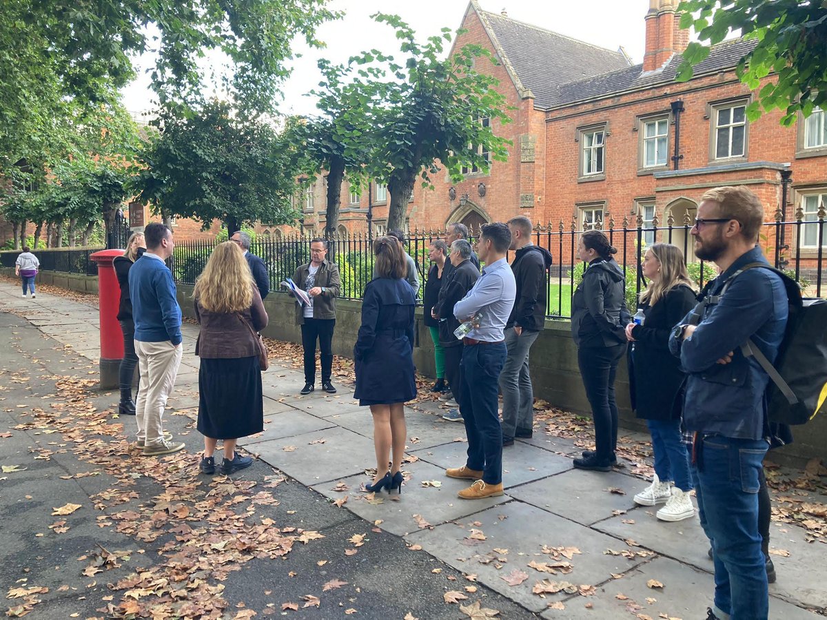 The Lab is home to the Derby Insider Tour 🏙️ Find out more about #Derby's #regeneration whilst walking around the city. The next tour takes place on Wednesday 8th May, so reserve your space now. Find out more 👉 buff.ly/3UgTlEc #DerbyCityLab #UrbanRoom #DerbyUK